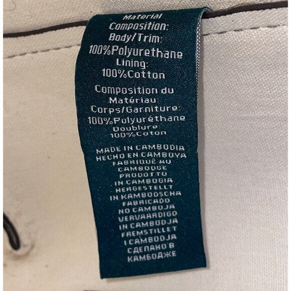 Lauren Ralph Lauren Women’s Gray Monogram Faux Leather Shoulder Straps Tote Bag - Picture 13 of 16